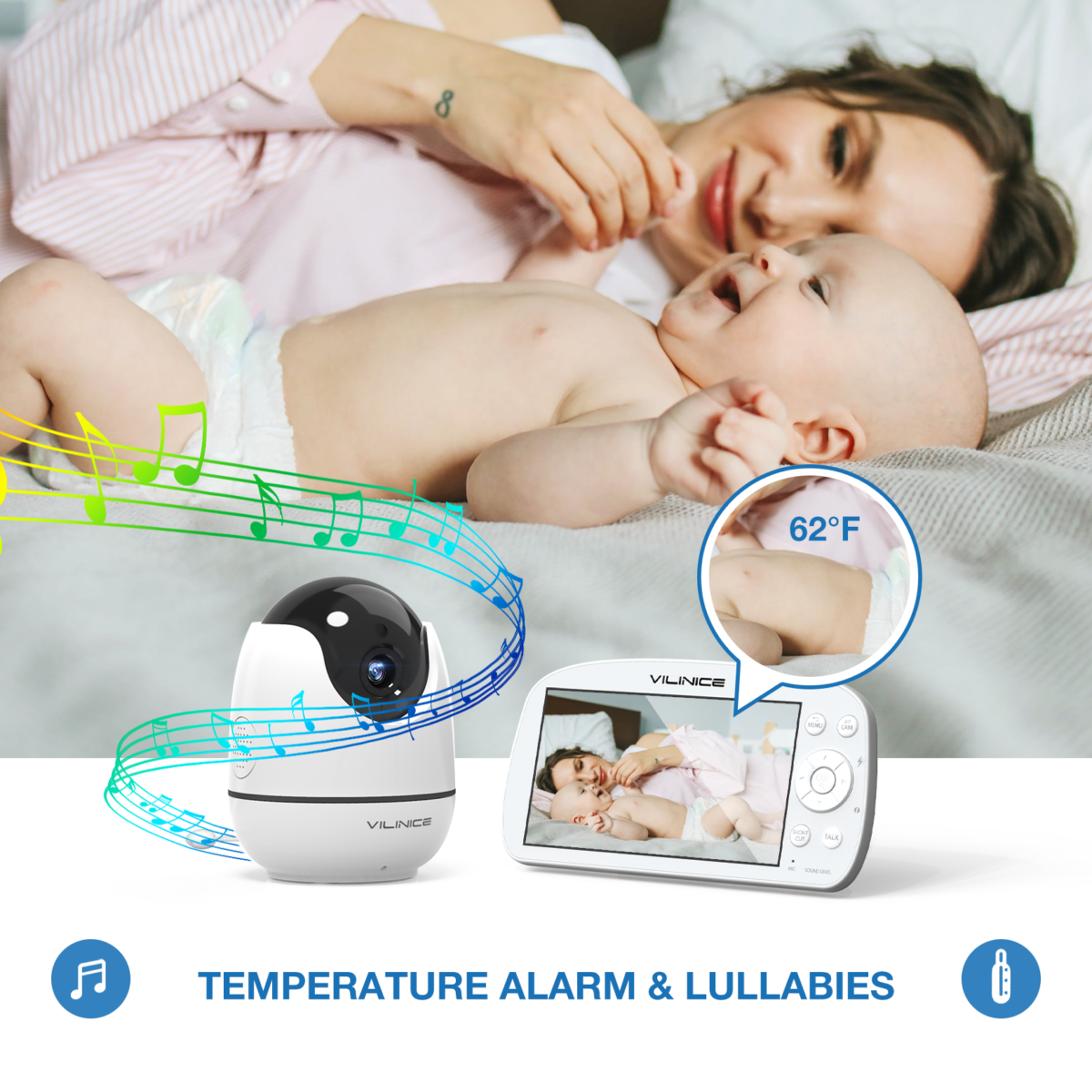 VILINICE 720P HD Video Baby Monitor – VILINICE