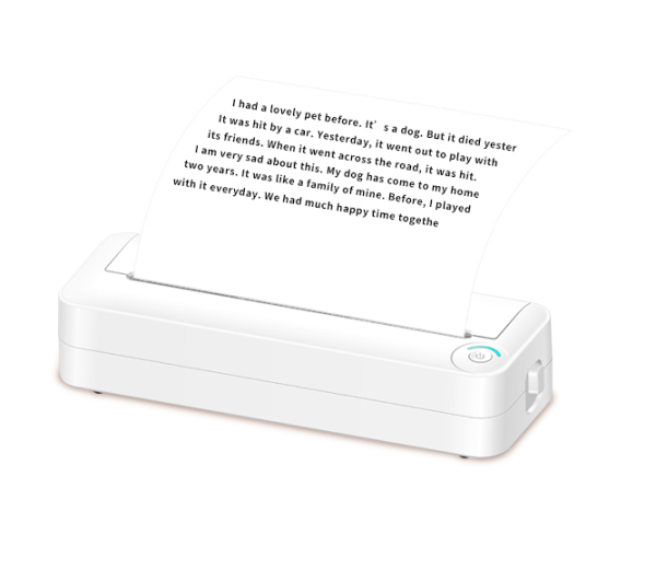 VILINICE Wireless Printer, A4 Portable Bluetooth Thermal Inkless Printer with APP, Compatible with Android iOS Phones & Laptops