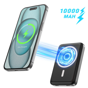 VILINICE Portable Charger 10000mAh Magnetic Wireless Power Bank, Mini Battery Pack Compatible with iPhone 16-15-14-13