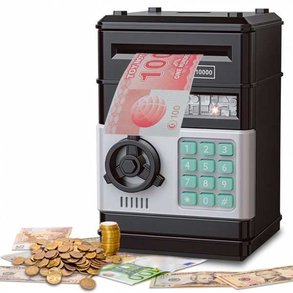 Piggy Bank for Kids, ATM Bank Electronic Coin Money Bank for Kids Toys Age 6-8-10, Kids Birthday Gifts