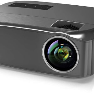 VILINICE Native 1080P Projector, 2022 Upgraded 7500 Lux Outdoor Movie Projector with 100" Projector Screen, Home Theater Projector Compatible with TV Stick, HDMI, USB, VGA
