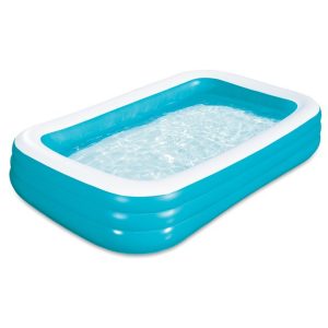 VILINICE Play Day 10-Foot Rectangular Inflatable Family Pool, Blue, Ages 6 and Up, Unisex