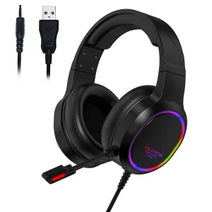VILINICE Wired Gaming Headset, Headphone with Noise Cancelling Microphone for PC, PS4, PS5, Switch