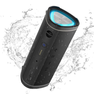 VILINICE Bluetooth Speaker Portable, Waterproof Speaker IPX6, Wireless Speaker with Colorful Lights, Bluetooth 5.3, Mircrophone, TWS Pairing,L60