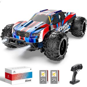 Upgrade Kids RC Car, 1:16 Scale All Terrain Fast Car, 30MPH 4x4 Off Road RC Truck, 2.4Ghz High Speed RC Vehicle