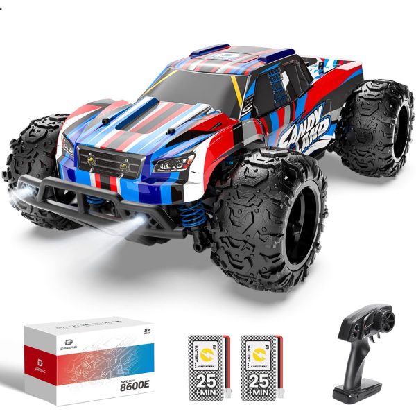 Upgrade Kids RC Car, 1:16 Scale All Terrain Fast Car, 30MPH 4x4 Off Road RC Truck, 2.4Ghz High Speed RC Vehicle
