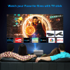 5G WiFi Bluetooth Projector, 8500L Native 1080P Projector with 100" Projector Screen, 4K and 300" LCD Display Supported Movie Projector, Home Theater Projector Compatible with iOS/Android