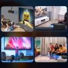 VILINICE Mini WiFi Projector, HD 1080P and 240" LCD Display, with Bluetooth for Home Cinema & Outdoor Movie