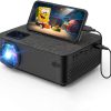 VILINICE Mini WiFi Projector, HD 1080P and 240" LCD Display, with Bluetooth for Home Cinema & Outdoor Movie