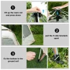 Upgrade 6-8 Family Tent with Removable Rain Fly and Carrying Bag, Waterproof, Easy Setup for Camping/Family Outdoor/Hiking/Backpacking/Beach