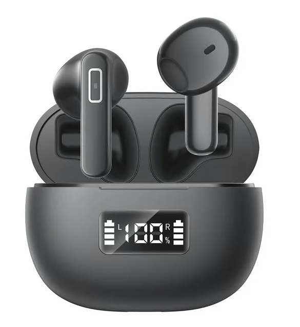 VILINICE Wireless Earbuds, TWS Headphones with APP, Touch Control LED Display, Bluetooth 5.3, Earphones 50 Hrs Playtime