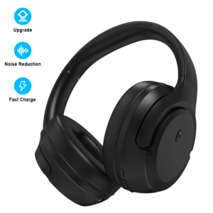 VILINICE Wireless Bluetooth Over The Ear Headphones with Microphone , Active Noise Cancelling Headphones for Travel, Sport
