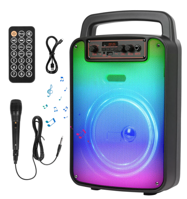 C739538D-E95E-415a-9167-986FE88468F2.png VILINICE Karaoke Machine, Bluetooth Party Speaker, Karaoke Microphone for Singing, Support RGB/TWS/REC