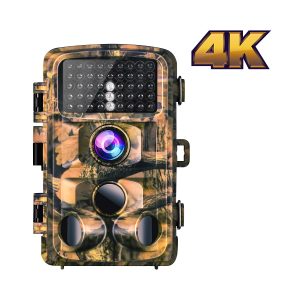 VILINICE Trail Camera 1080P 4K 20MP Game Camera with 3 Infrared Sensors Motion Activated Night Vision Motion Waterproof for Wildlife Monitoring Hunting