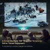 VILINICE Native 1080P Projector, 2022 Upgraded 7500 Lux Outdoor Movie Projector with 100" Projector Screen, Home Theater Projector Compatible with TV Stick, HDMI, USB, VGA