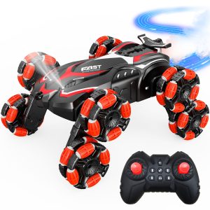 VILINICE Remote Control Car, 2.4GHz Rechargeable 8WD RC Stunt Car, All Terrains Monster Truck Off Road RC Car Toys for Kids