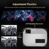 VILINICE Native 1080P Projector, 2022 Upgraded 7500 Lux Outdoor Movie Projector with 100" Projector Screen, Home Theater Projector Compatible with TV Stick, HDMI, USB, VGA